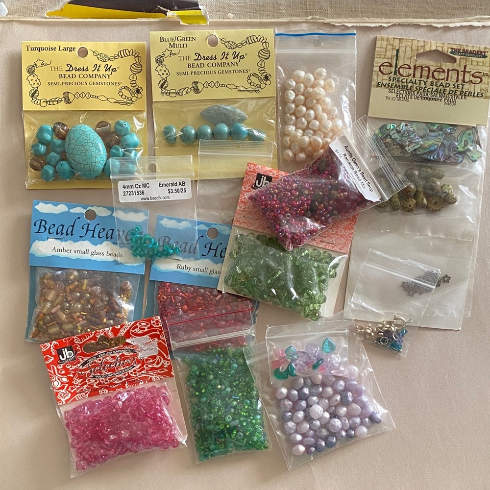 Assorted Bead Collection in Multiple Colors